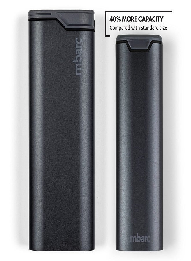 HIGHERHUMAN mbarc XL 7 Day Weekly Pill Organizer - Extra Large Capacity Pill Box - Premium Pillcase (XL, Steel Grey) - Image 3